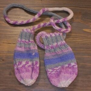Baby Girl Hand Made Mittens